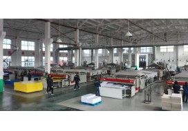 The company's advanced PP hollow board production line